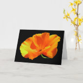 California Poppy Blank Karte (Gelbe Blume)