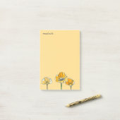 California Poppy Blume Custom Erinnerung Post-it Klebezettel (Auf Schreibtisch)