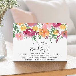 California Poppy Bridal Dusche Einladung