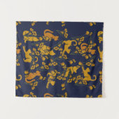 California Poppy Cats Wandteppich (Vorderseite (Horizontal))