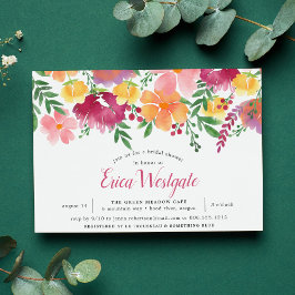 California Poppy | Einladung zur Brautdusche