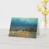 California Poppy Field | Granville Redmond Karte (Gelbe Blume)