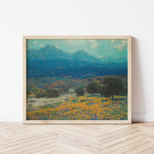 California Poppy Field | Granville Redmond Poster