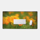 California Poppy Field of Orange Poppies Schreibtischunterlage (Tastatur & Maus)