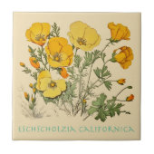 California Poppy Fliese (Vorderseite)