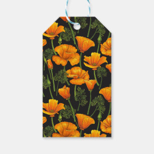 California poppy geschenkanhänger