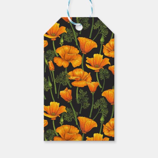 California poppy geschenkanhänger (Vorderseite)