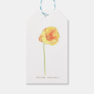 California Poppy Geschenkanhänger
