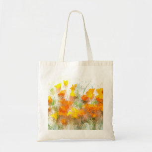 California Poppy Impressionistische Kunst Tragetasche
