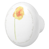 California Poppy Keramikknauf (Rechts)