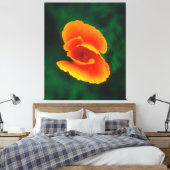 California Poppy Leinwanddruck (Insitu (Schlafzimmer))