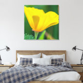 California Poppy Leinwanddruck (Insitu (Schlafzimmer))