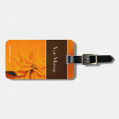 California Poppy Luggage Tag Gepäckanhänger (Vorderseite horizontal)