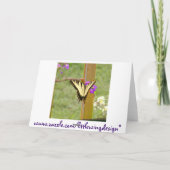 California Poppy Mother Day Karte (Rückseite)