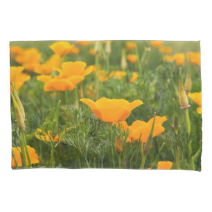 California Poppy Patch Foto Kissenbezug