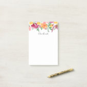 California Poppy Personalisiert Post-it Klebezettel (Auf Schreibtisch)