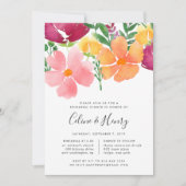 California Poppy Probe Dinner Einladung (Vorderseite)