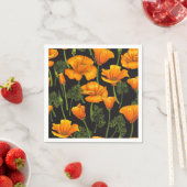 California poppy serviette (Beispiel)