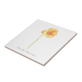 California Poppy Stone Untersetzer (Seite)