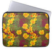 California Poppy Sunshine Laptopschutzhülle (Vorderseite)