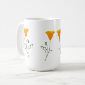 California Poppy Tasse (Vorderseite Links)
