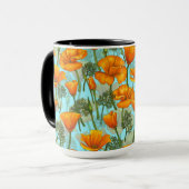 California poppy tasse (Vorderseite Links)