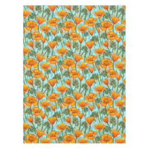 California poppy tischdecke