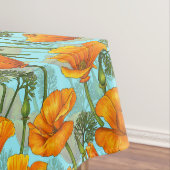 California poppy tischdecke (Beispiel)