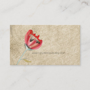 California Poppy Visitenkarte