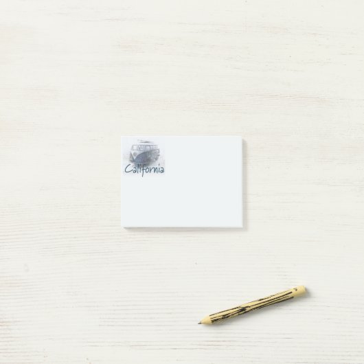 California Post-it-Notes Post-it Klebezettel (Auf Schreibtisch)