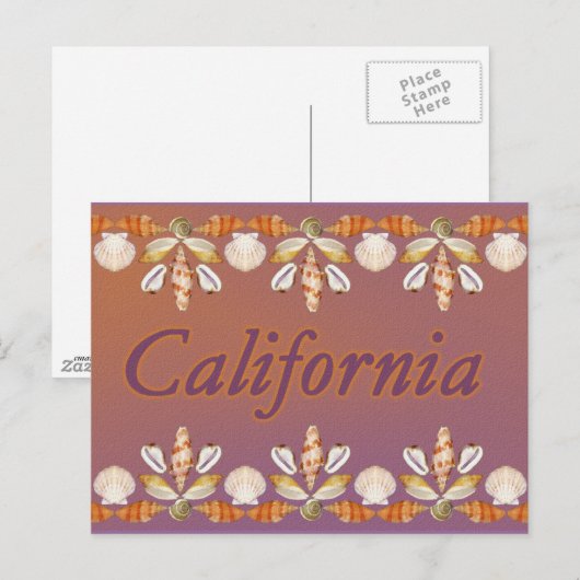 California Postcard Postkarte (Vorne/Hinten)