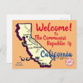 California Postcard Postkarte (Vorne/Hinten)