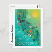 California Postcard Postkarte (Vorne/Hinten)