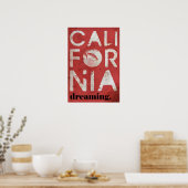 California Poster (Küche)