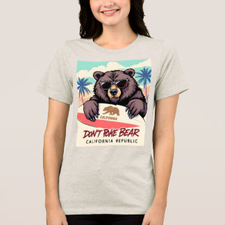 California Pride Bear T - Shirt für Frauen