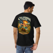 California Pride Golden State Forever T-Shirt (Schwarz voll)