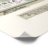 California Products Map 1888 Poster (Ecke)