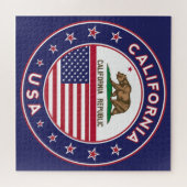 California Puzzle (blaue Version) (Horizontal)