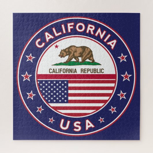 California Puzzle (blaue Version) (Vertikal)