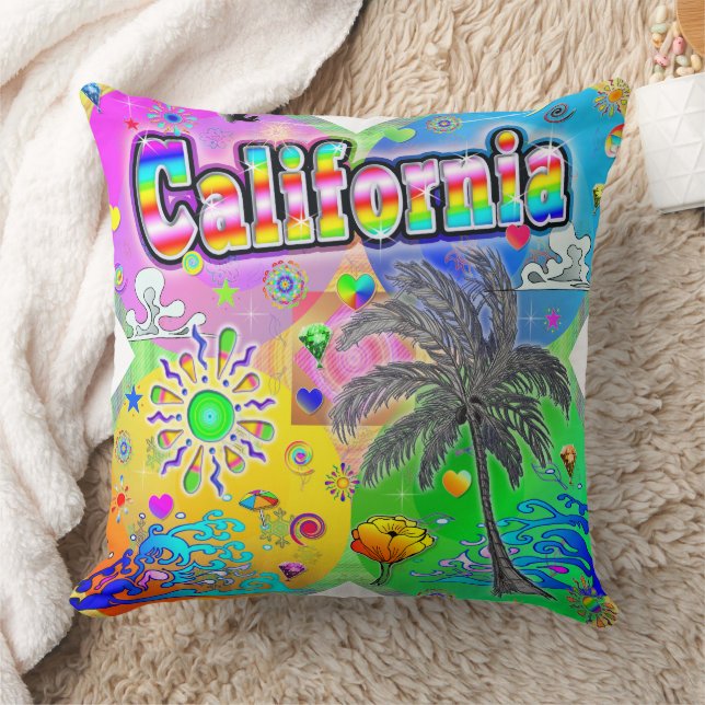 California Quadro Seasons Pillow Kissen (Decke)