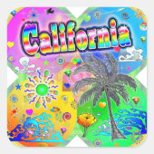 California Quadro Seasons Sticker (Vorderseite)