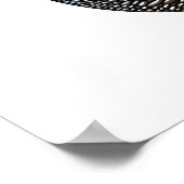 California quail bird cartoon illustration poster (Ecke)