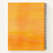 California Quail Bird Poppies Journal Watercolor Notizbuch (Rückseite)