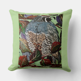 California Quail Pillow 1 Kissen
