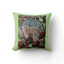 California Quail Pillow 1