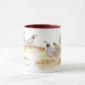 California Quail Tasse (Zentrum)