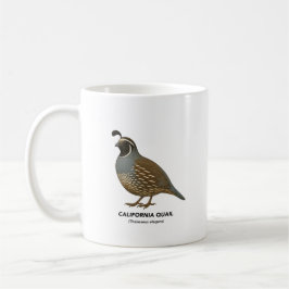 California Quail - Vögel in Kalifornien Kaffeetasse