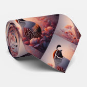 California Quail Wildlife Bird Nature Krawatte (Gerollt)