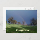 California Rainbow Postcard Postkarte (Vorne/Hinten)