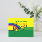 California Rainbow Postcard Postkarte (Stehend Vorderseite)